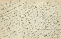 CPA Seas Les Bains Seen View of the Beach