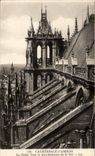 CPA Cathedral Of Amiens the Small Tower and Paring Arcs of the Nave