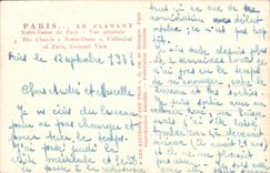 CPA Paris En Flanants Notre Dame de Paris Vue Generale