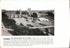 CPA Paris the New Bridge and ISCED