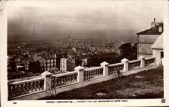 CPA Paris Montmartre Tour Eiffel