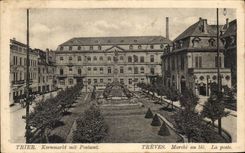 CPA Trier Kornmarkt put Postamt Marche at corn the post office