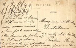 CPA Belfort La Tour de la Miotte 1870 1871