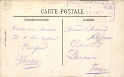 CPA Belfort the Place of the Republic and the Castle