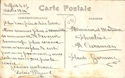 CPA Belfort Monument of the Militaria Mobiles