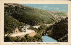 CPA Tarn Surroundings of Lacaune baths Stopping
