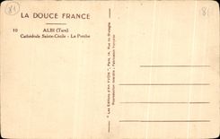 Catedral Sainte Cecile de CPA Albi (el Tarn) el portico