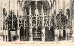 CPA Albi la catedral Sainte Cecile Jube