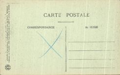 CPA Plessier Rozainvillers interior of the Church