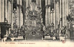 CPA Amiens Le choeur de la Cathedrale