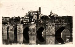 CPA Limoges el puente St Etienne Abbesaille