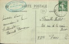 CPA Opposite Of the Valley De Munster On the Path Of Frankental In the rock sides of Hohneck