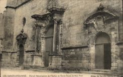 CPA Sables d'Olonne Gate Renaissance of the Church of our Lady of Good Port