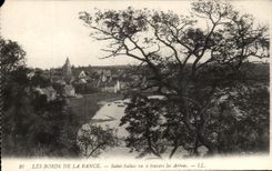 CPA Les Bords De La Rance Saint Suliac vu a Travers Les Arbres