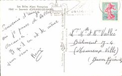 CPSM Souvenir D'Uriage