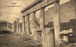 El d Apolo E de CPA Pompeya Tempio Venerates