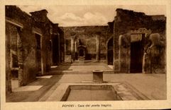 CPA Pompeya puso a del Poeta Tragico