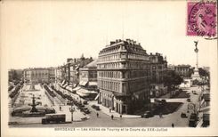 CPA Bordeaux the Alleys De Tourny and the course of July XXX