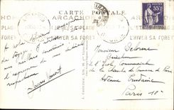 CPA Arcachon se escapo en el lavabo y la caminata del bulevar