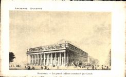 Burdeos viejo de CPA Guyenne el teatro grande construido por Louit