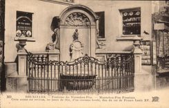 Fuente de CPA Bruselas de Manneken peor