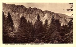 CPA Massif Du Hohneck Les Spitzkoepfe