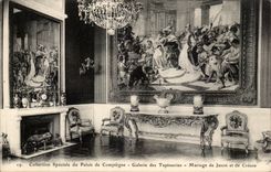 CPA Palate of Compiegne Gallery of the Tapestries Marriage of Jason and Hollow