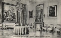 CPA Palate of circular Compiegne Living room Come