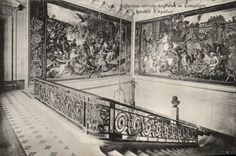 CPA Palate of Compiegne Staircase of Apollo