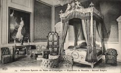 CPA Palais de Compiegne Exposition de Meubles Second Empire