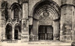 CPA Clerment Portall de l'Eglise