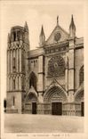 CPA Poitiers La Cathedrale Facade