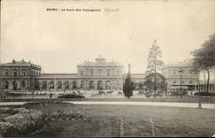 CPA Rheims Train station Of the Travellers