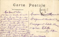 CPA the Crime Of Rheims One Of the Low Militaria Dimensions