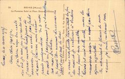 CPA Rheims the Fountain Sube And Place Drouet d' Erlon