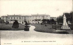 CPA Epernay the Monument And the Hotel Auban Moet