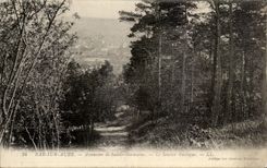 CPA Bar On Paddle Climbing Of Sainte German the Rustic Path