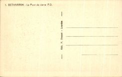 CPA Betharram the stone Bridge