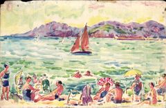 CPA Cannes the Beach In front of Martinez