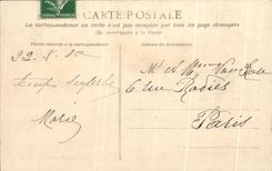 CPA the Rock Bernard the Rock ad interim 'Entering of the port