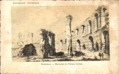 CPA Bordeaux Galleries of the Galien Palate