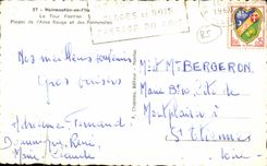 CPA Noirmoutier In I' Ile the Tower Plantier Beaches Of the Red handle And Fontenelles