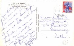 CPA Sauzaie Bretignolies On Sea the Corner Of Shrimps Towards the Rocks Of Sauzaie