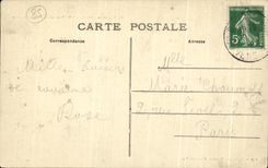 CPA Sion cerca de Croix de Vie la roca gris