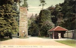 Pilas Of de CPA Epinal el Levis Bridge Of el castillo