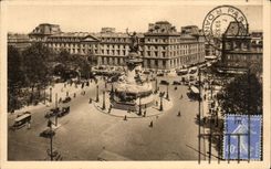 CPA Paris En Flanant Place de la Republique 