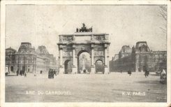 CPA Arc Of the Paris Carousel