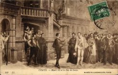 CPA Count Henri Ill And the Duke Of Own way Museum Of Luxembourg Paris