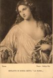 CPA Ritratto Di Donna Detta the Flora Firenze Tiziano