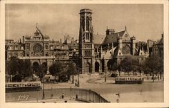 CPA Paris While Strolling the Church Saint Germain the auxerrois